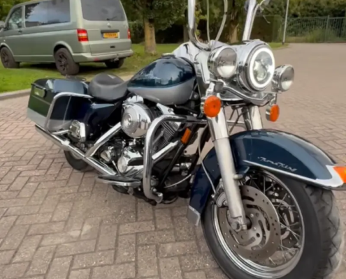Harley-Davidson Road King we bought