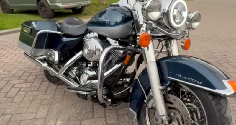 Harley-Davidson Road King we bought